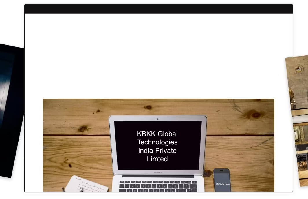 KBKK Global Technologies and OkSafar platform illustration